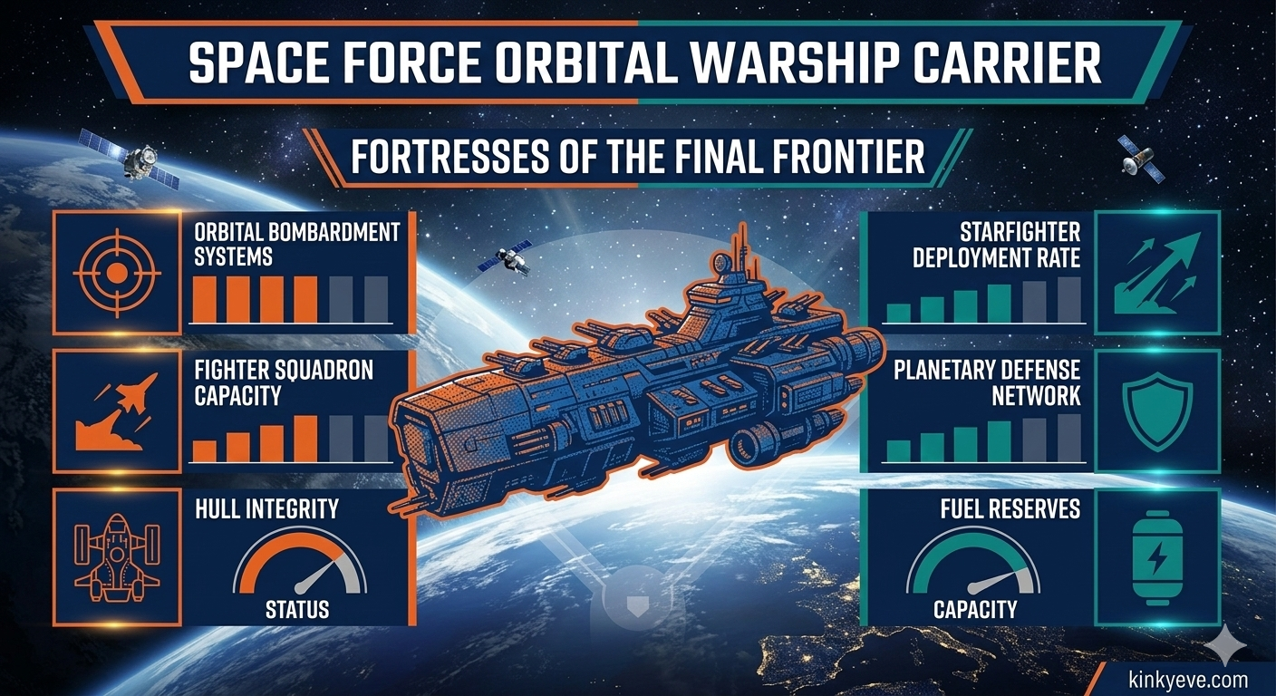 Space Force orbital warship carrier: Fortresses of the Final Frontier