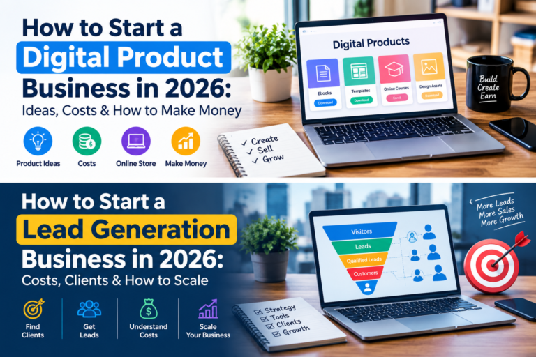 How to Start a Digital Product Business in 2026: Ideas, Costs & How to Make Money