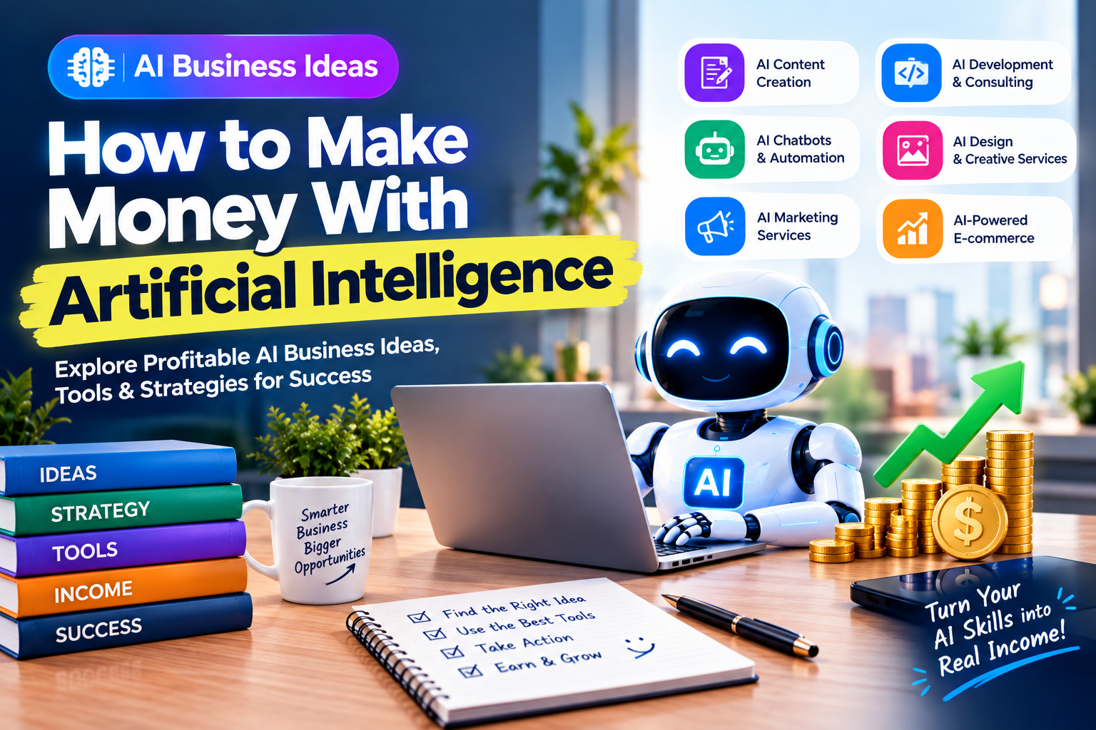 AI Business Ideas: How to Make Money With Artificial Intelligence