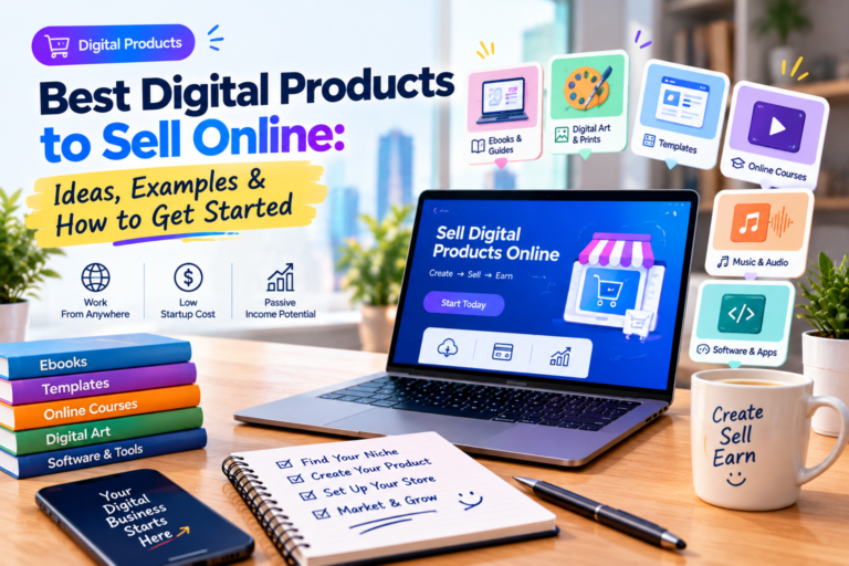Best Digital Products to Sell Online: Ideas, Examples & How to Get Started