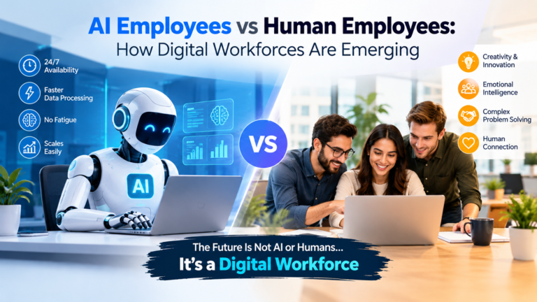 AI Employees vs Human Employees: 7 Key Differences and What It Means for Your Business in 2026