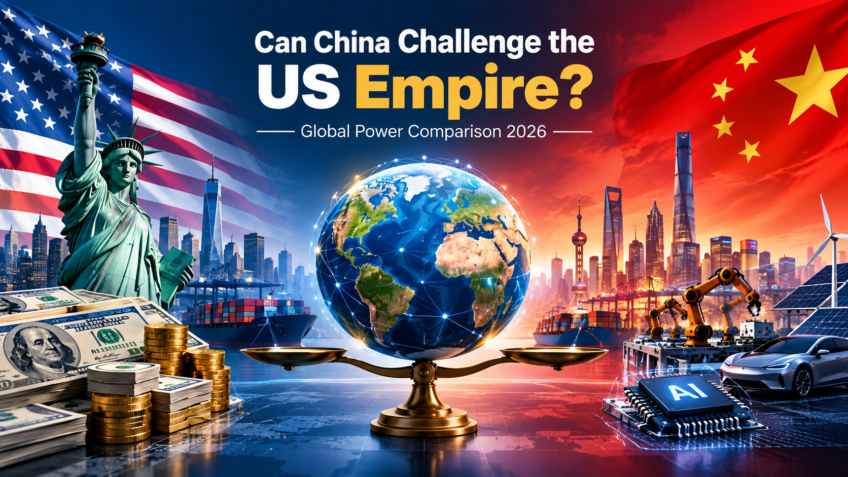 Can China Challenge the US Empire? A Clear Look at Power, Trade, and Global Influence