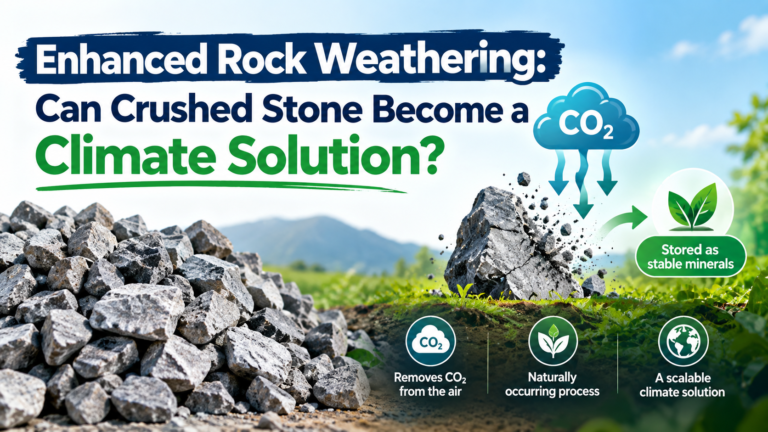 Enhanced Rock Weathering: Can Crushed Stone Become a Climate Solution?